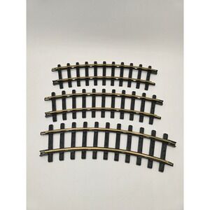 New Bright Holiday Express 3 CURVE TRACKS 384-387 Series Train Track polished